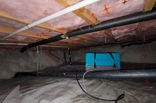 Crawl Space Insulation Installation